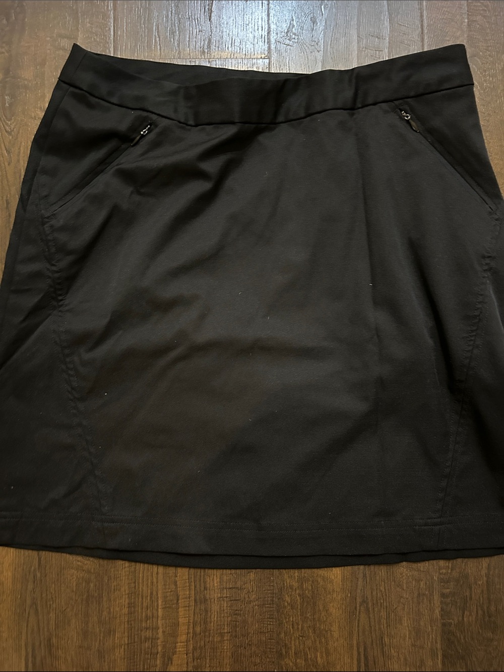 Callaway Black A-Line Golf Skort  with Zip Pockets